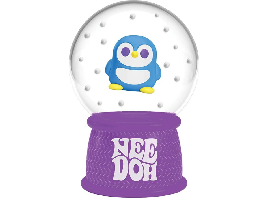 Schylling NeeDoh Vánoční sněhová koule mačkací