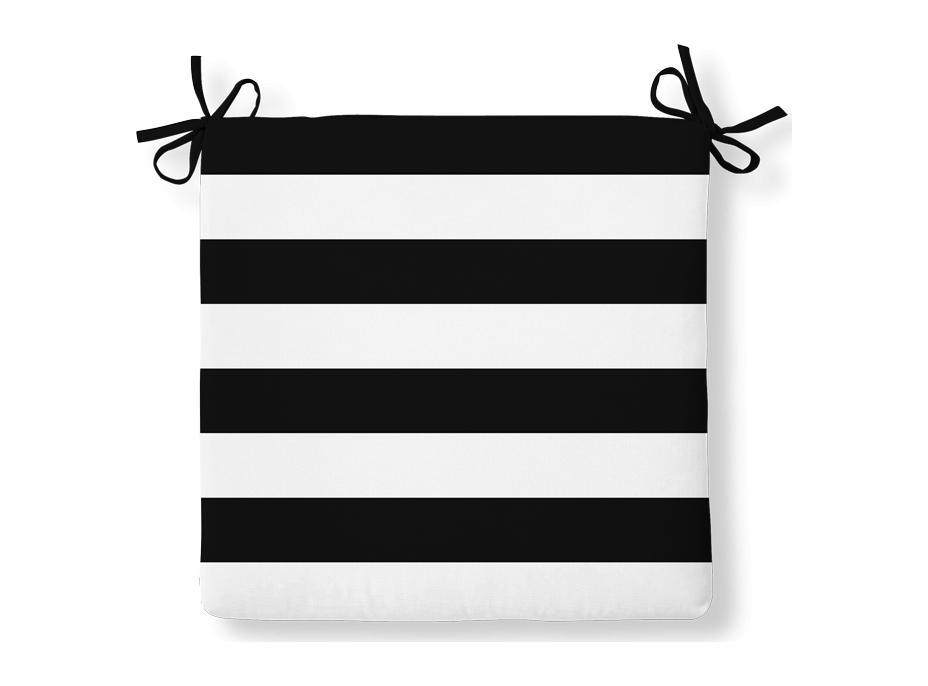 Podsedák na židli MIA PATIO FELIPE 40x40 cm - černý