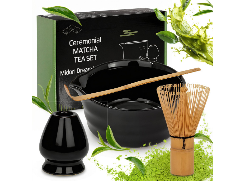 Matcha set MIDORI DREAM - černý
