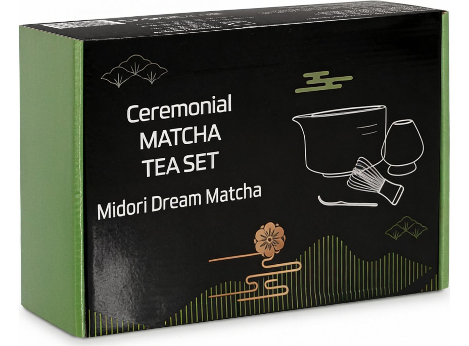 Matcha set MIDORI DREAM - černý