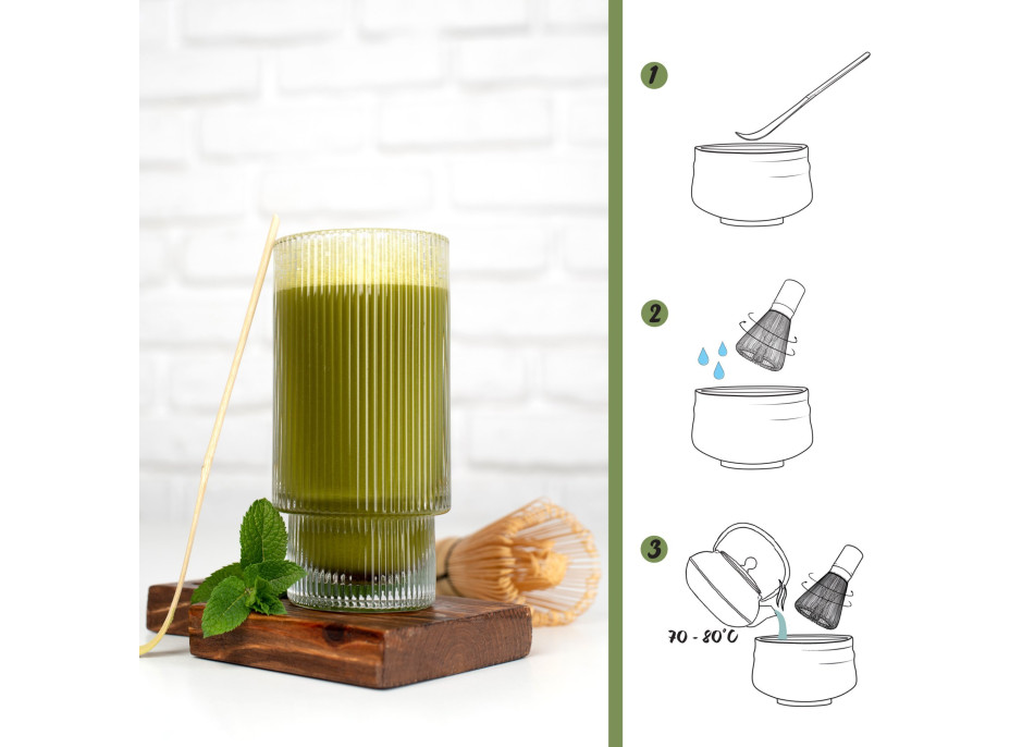 Matcha set MIDORI DREAM - černý