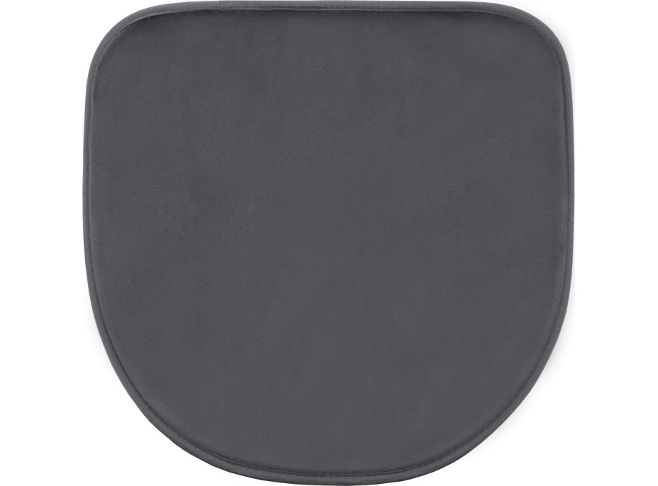 Podsedák na židli MARIE 39x38 cm - grafitový