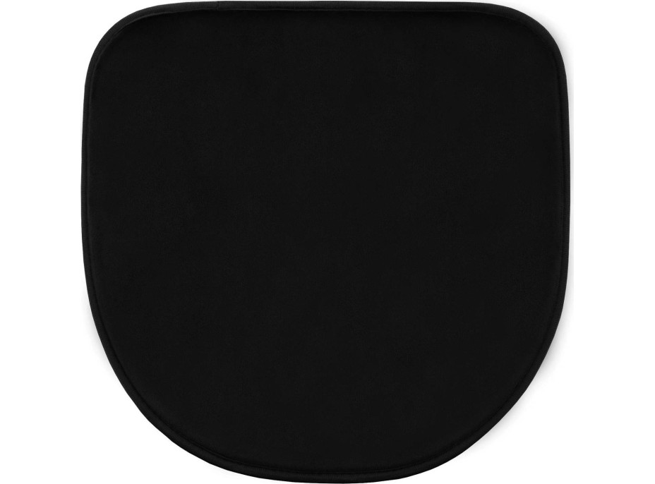 Podsedák na židli MARIE 39x38 cm - černý