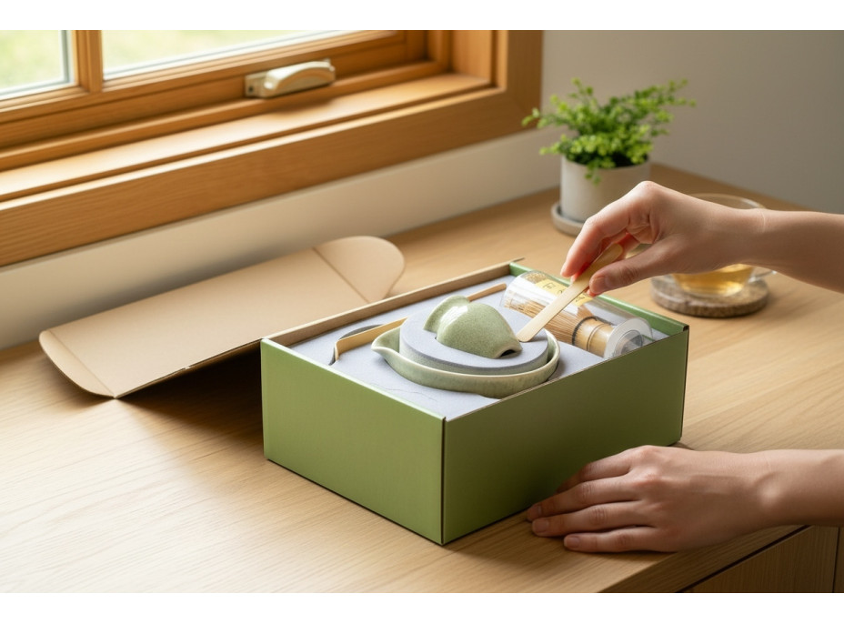 Matcha set MIDORI DREAM - zelený