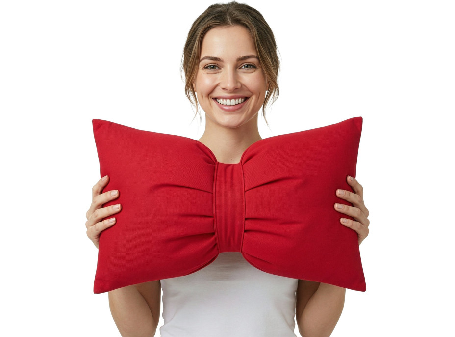 Dekorační polštář GLAM 30x50 cm - červený