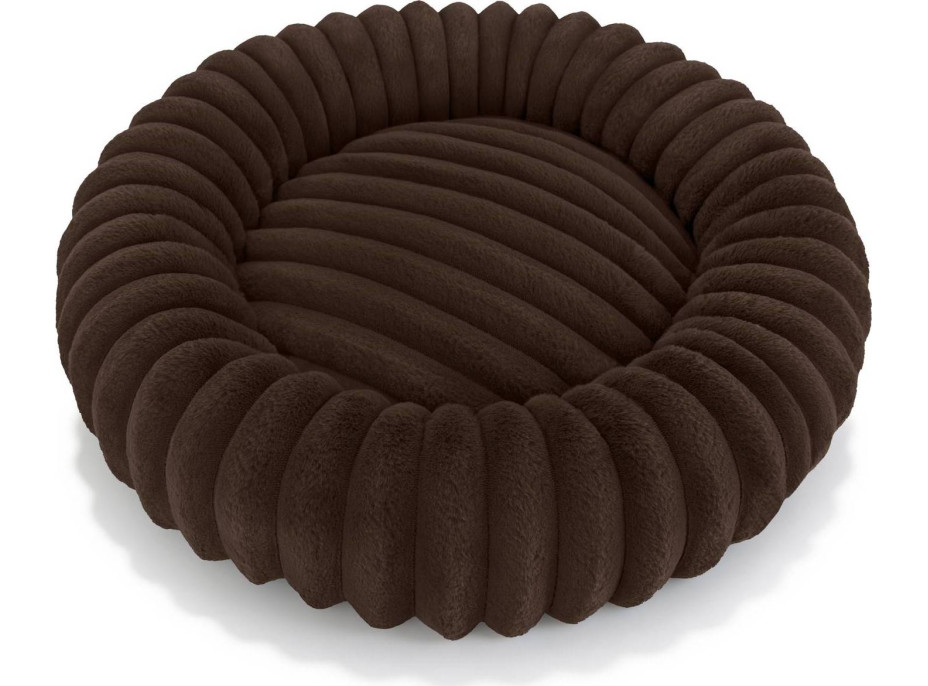 Pelíšek pro psy a kočky ROYAL LOUNGE 60 cm - hnědý