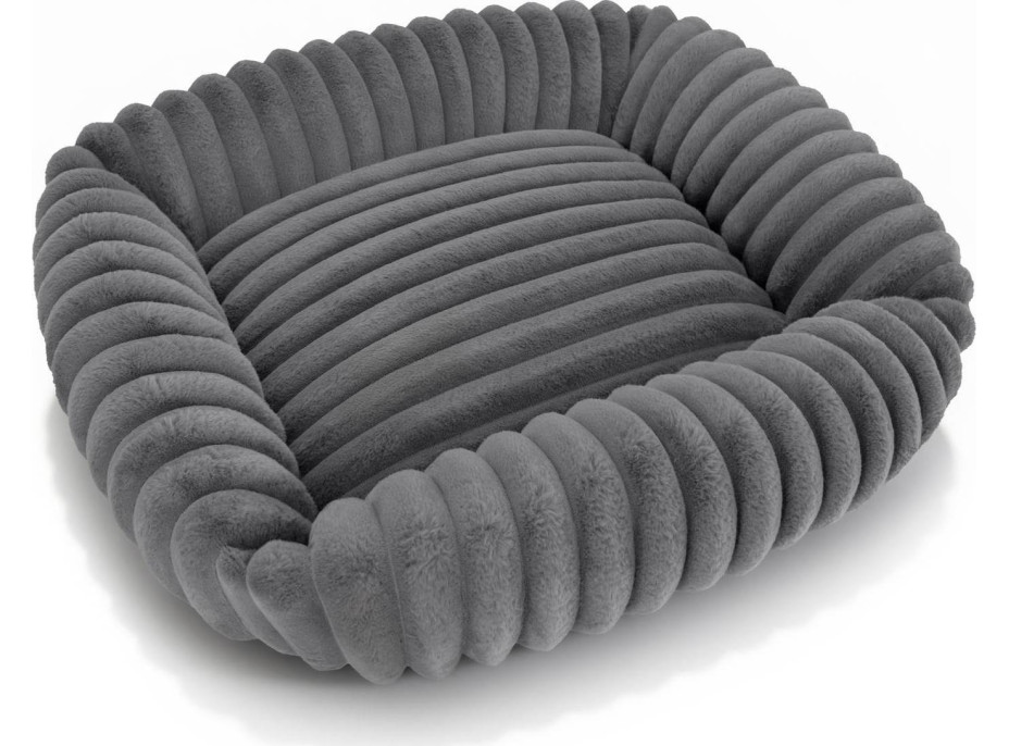 Pelíšek pro psy TOLA 70x80 cm - šedý