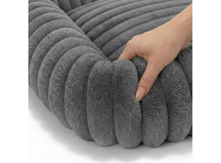 Pelíšek pro psy TOLA 70x80 cm - šedý