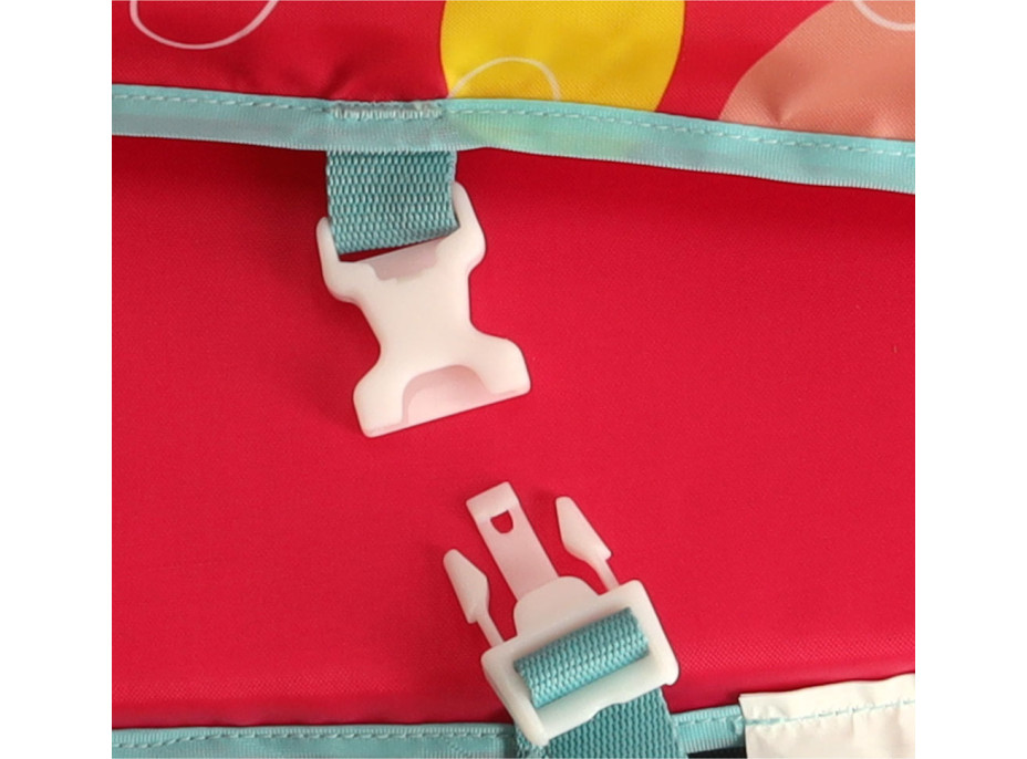 Plavecká vesta s rukávky AQUASTAR - 3-6 let, 19-30 kg - růžová