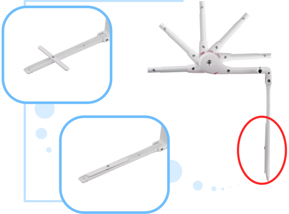 Bezpečnostní zábrana k posteli - 150 cm - černá