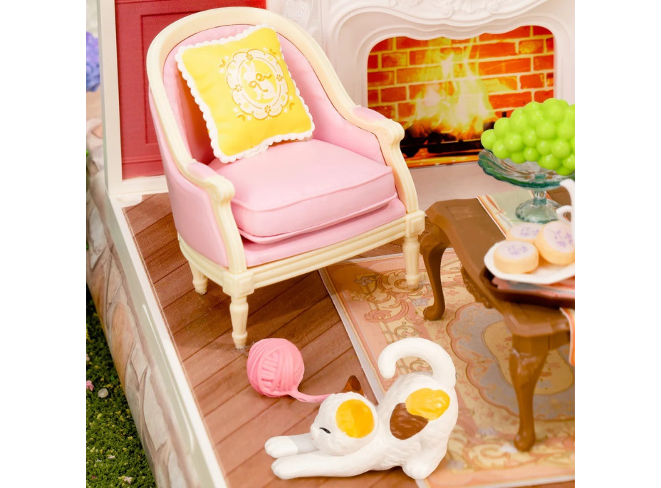 RoboTime 3D dřevěná skládačka Miniatura domečku Čaj o páté