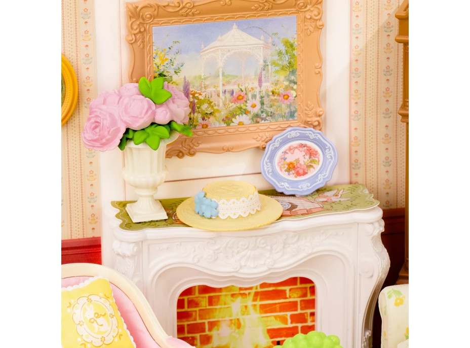 RoboTime 3D dřevěná skládačka Miniatura domečku Čaj o páté