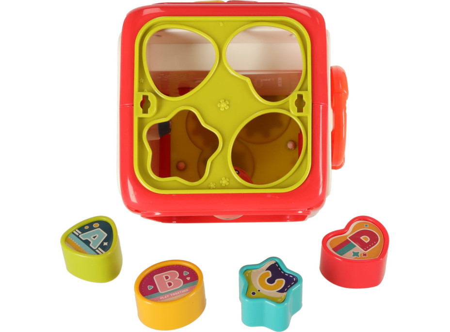 Manipulační smyslová Montessori kostka 6v1