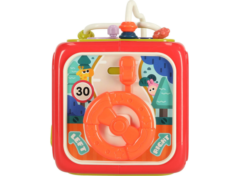 Manipulační smyslová Montessori kostka 6v1