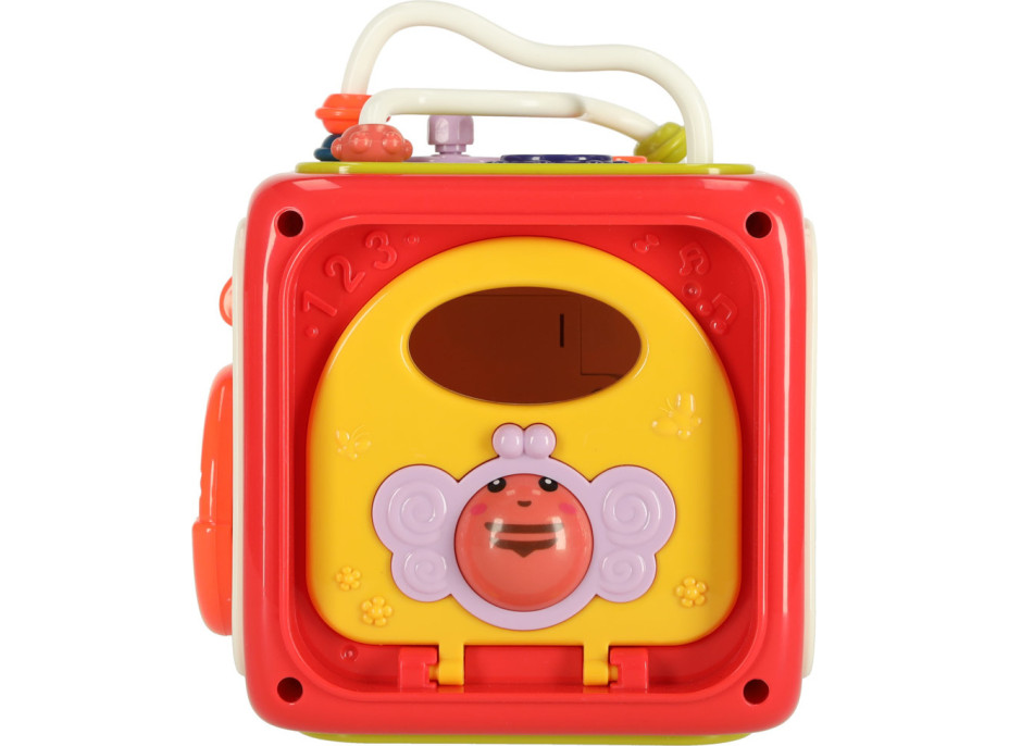 Manipulační smyslová Montessori kostka 6v1