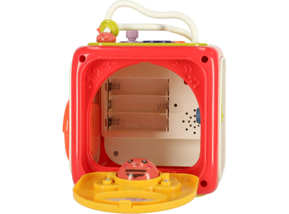 Manipulační smyslová Montessori kostka 6v1