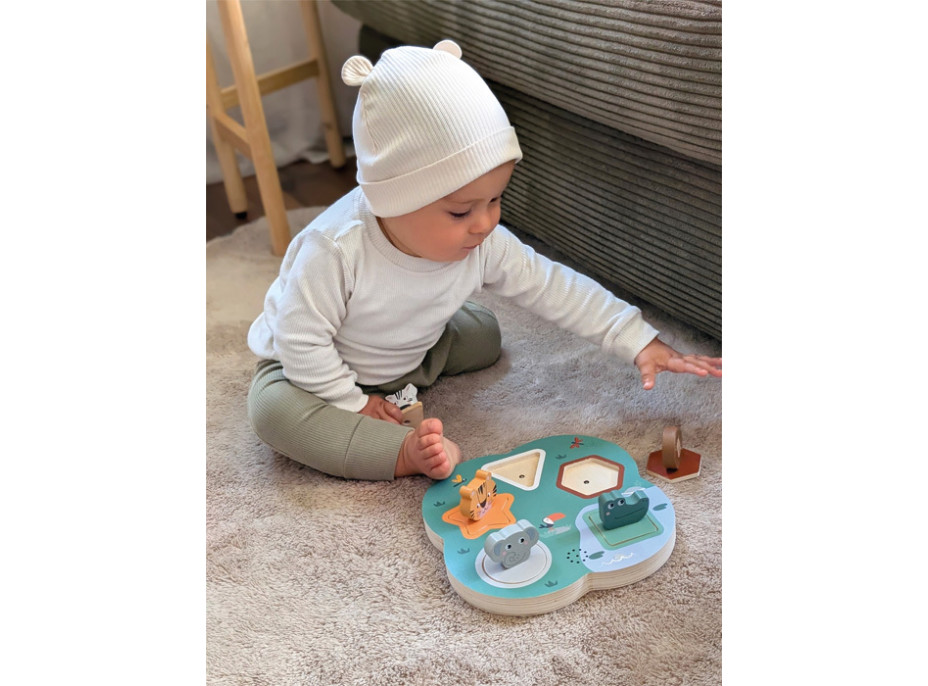 small foot 3D puzzle se zvuky zvířat Safari