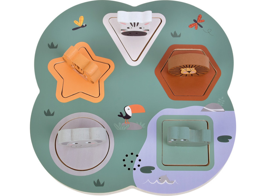small foot 3D puzzle se zvuky zvířat Safari