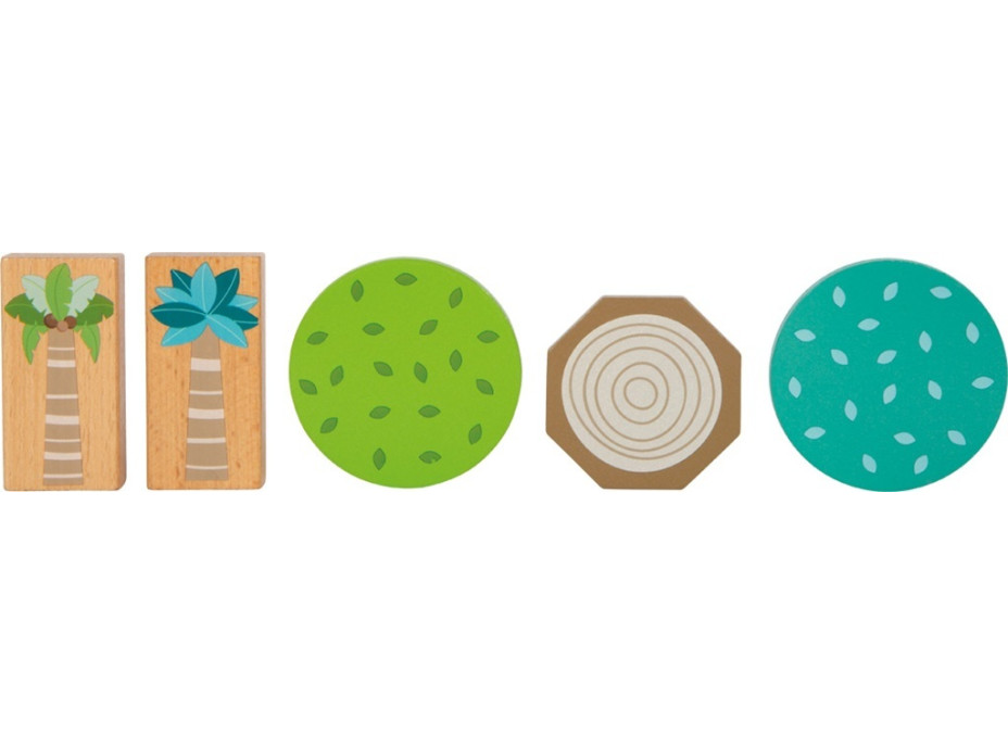 small foot Stavebnice Přátelé z džungle