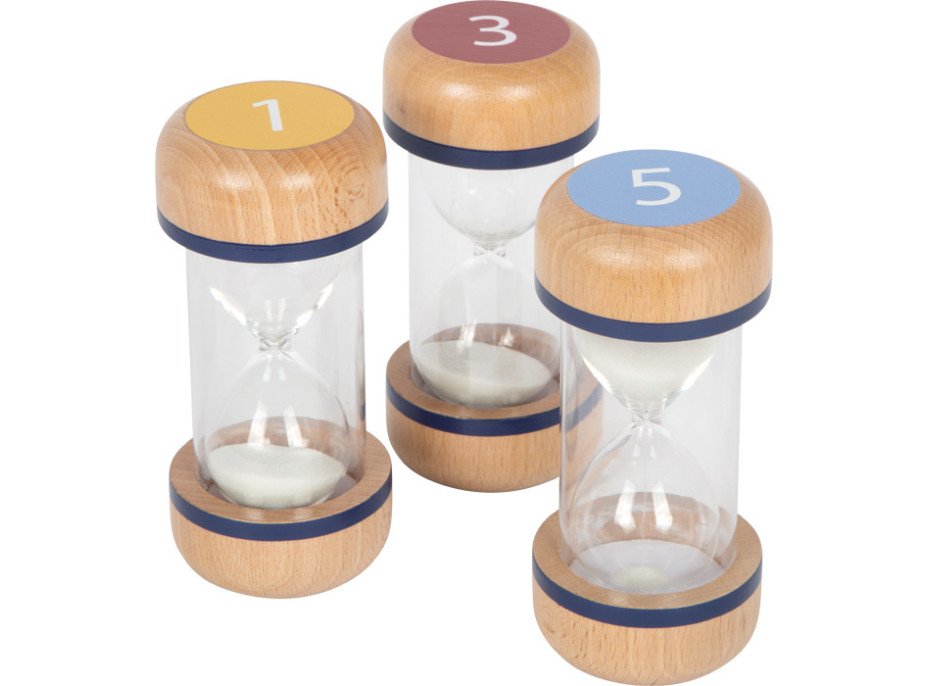 small foot Sada dřevěných přesýpacích hodin
