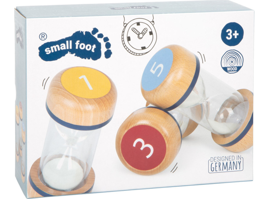 small foot Sada dřevěných přesýpacích hodin