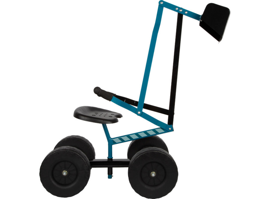 small foot Bagr s kolečky modrý