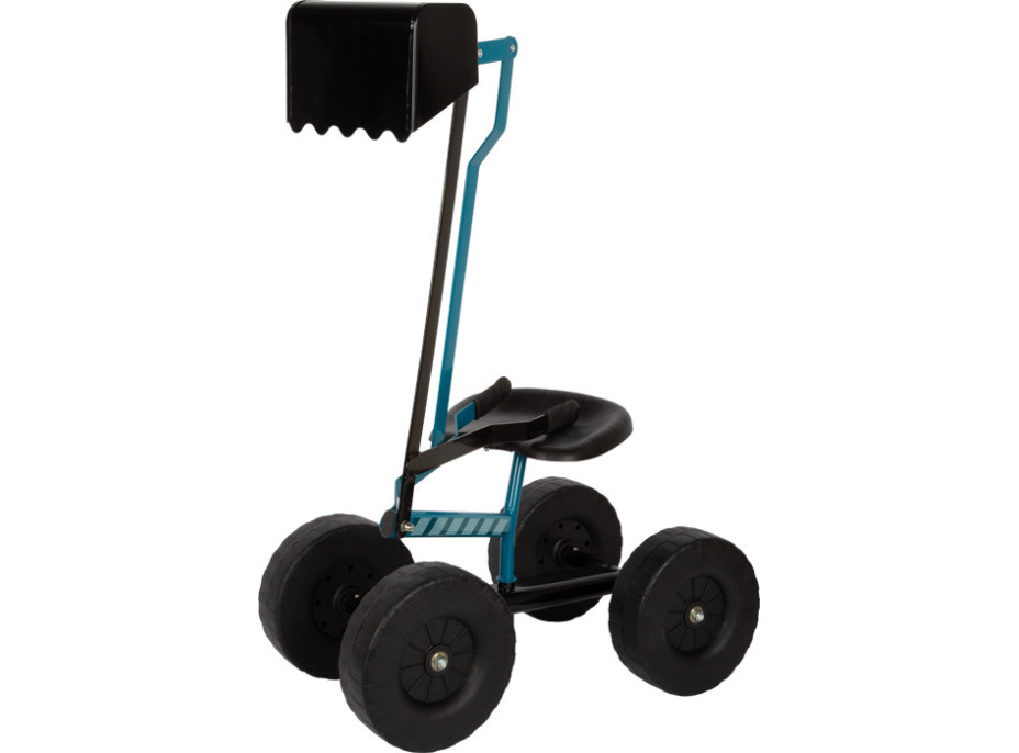 small foot Bagr s kolečky modrý