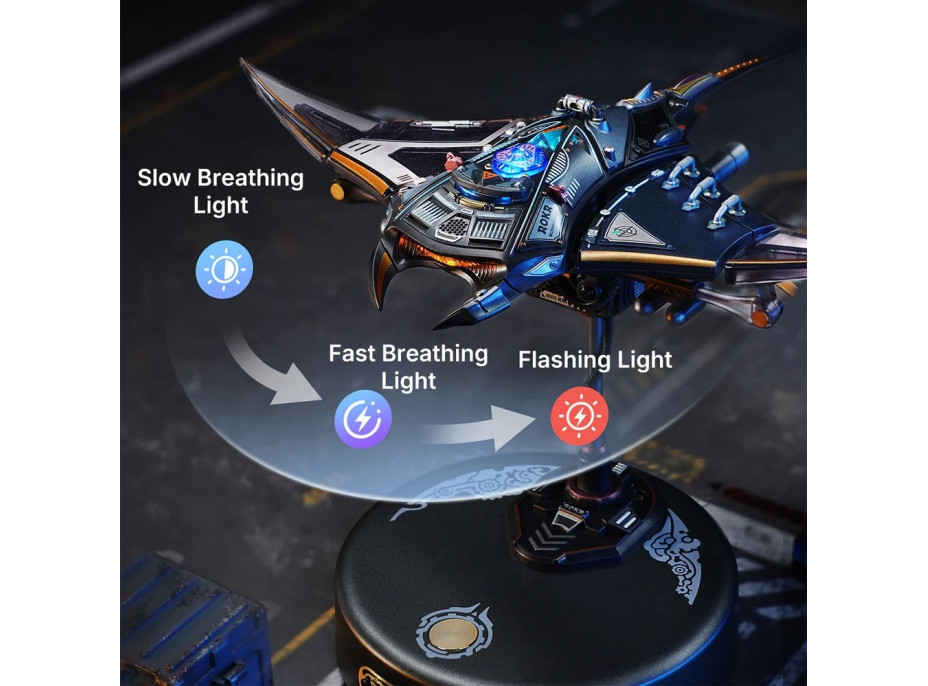 RoboTime 3D mechanická skládačka Manta Ray