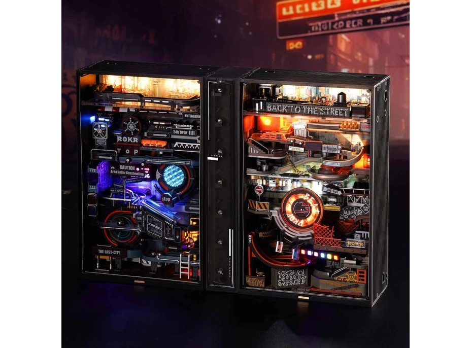 RoboTime 3D mechanická skládačka kuličkové dráhy Hip-hopová ulice