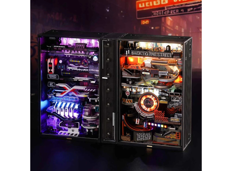 RoboTime 3D mechanická skládačka kuličkové dráhy Hip-hopová ulice