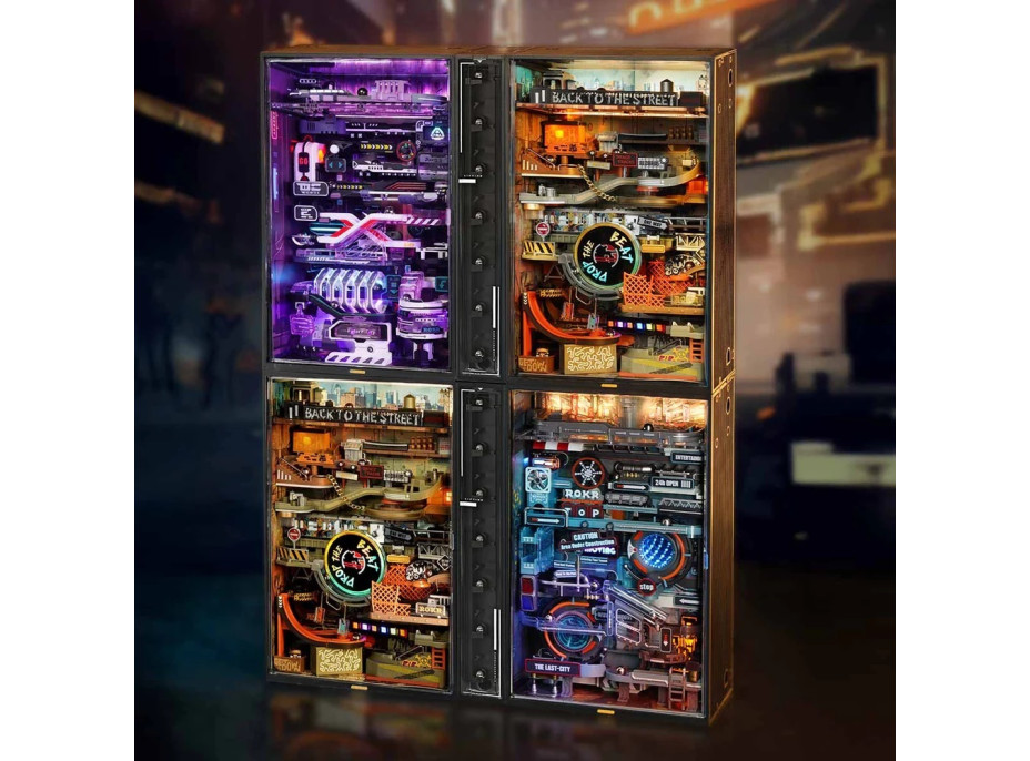 RoboTime 3D mechanická skládačka kuličkové dráhy Hip-hopová ulice