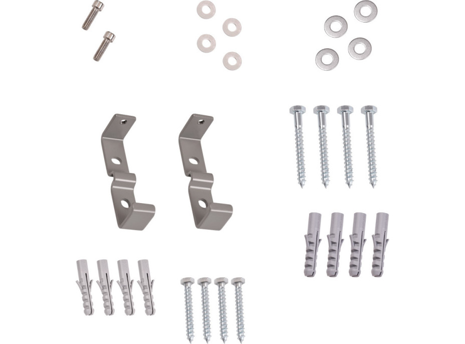 Boční markýza LUARO rolovací - 160 x 300 cm - tmavě šedá