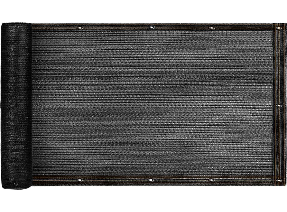 Clona na balkon LUARO - 105x500 cm - černá