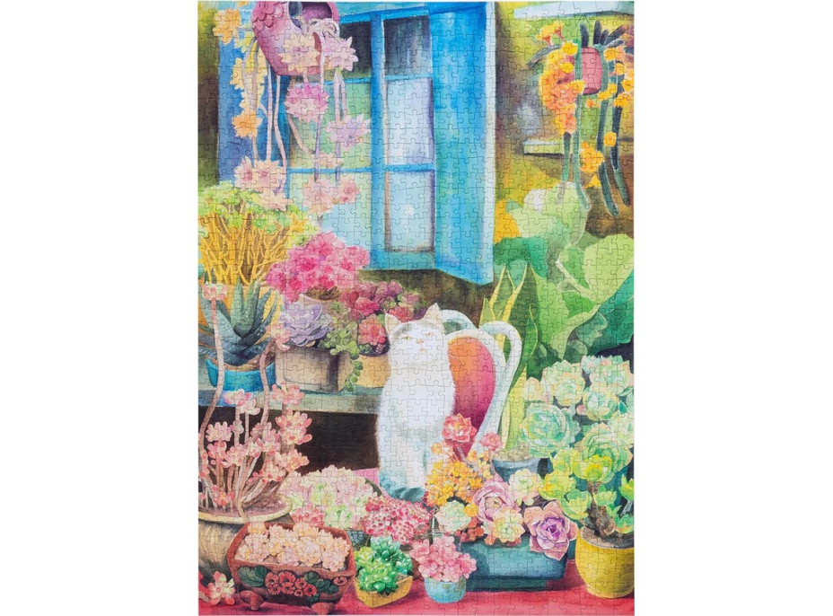 RoboTime Puzzle Kočičí zahrádka 1000 dílků