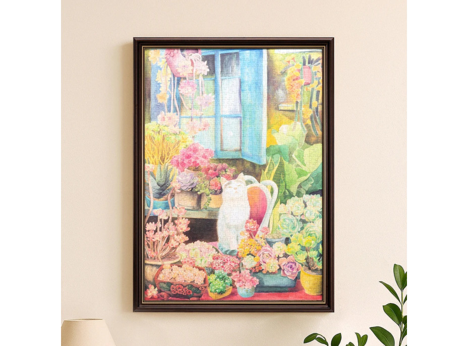 RoboTime Puzzle Kočičí zahrádka 1000 dílků