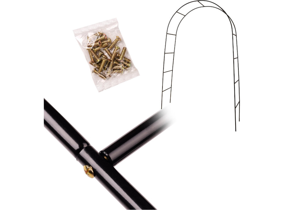 Zahradní kovová pergola LUARO 240 x 140 cm - oblouk