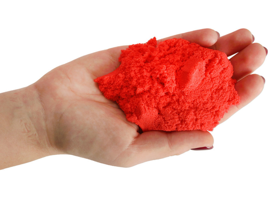 Kinetický písek 1 kg v sáčku - červený