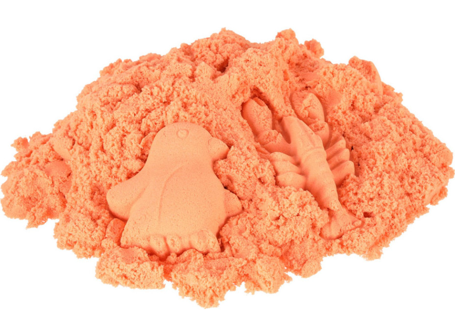 Kinetický písek 1 kg v sáčku - oranžový