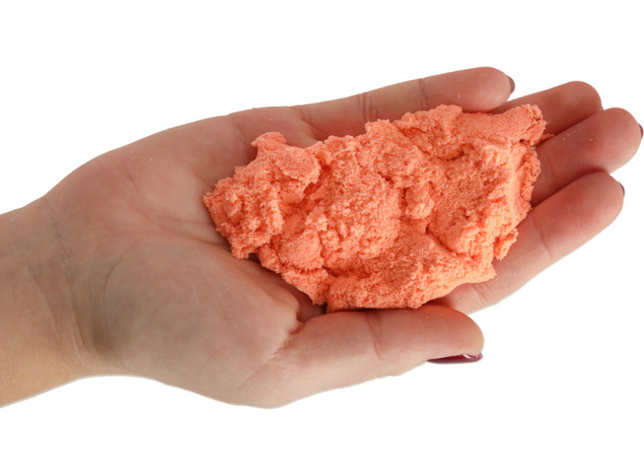 Kinetický písek 1 kg v sáčku - oranžový