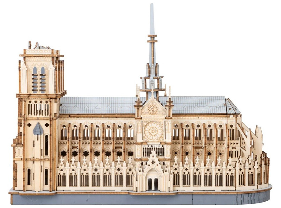 RoboTime 3D dřevěná skládačka Pařížská katedrála Notre-Dame