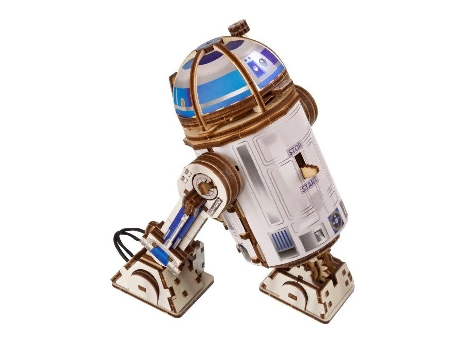 Ugears 3D dřevěná mechanická skládačka Star Wars R2-D2