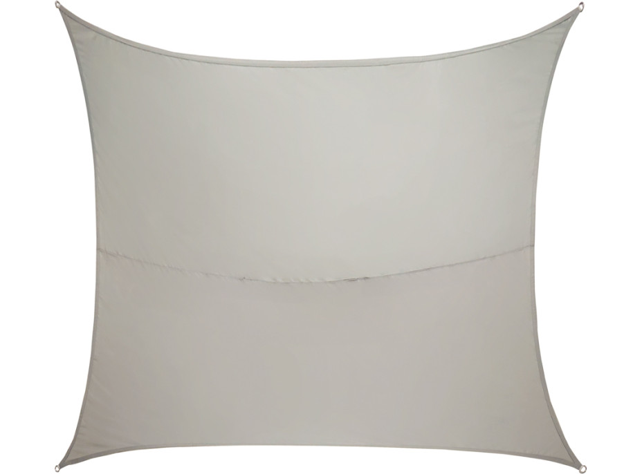 Vodotěsná stínící plachta LUARO obdélník - 4x3 m - šedá