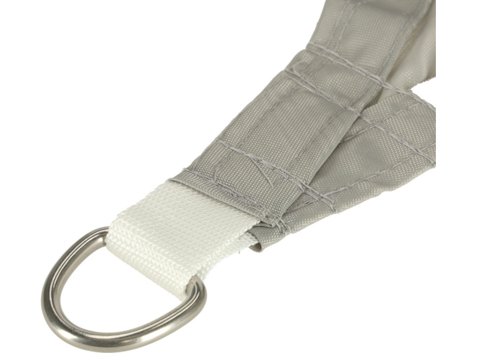 Vodotěsná stínící plachta LUARO obdélník - 4x3 m - šedá