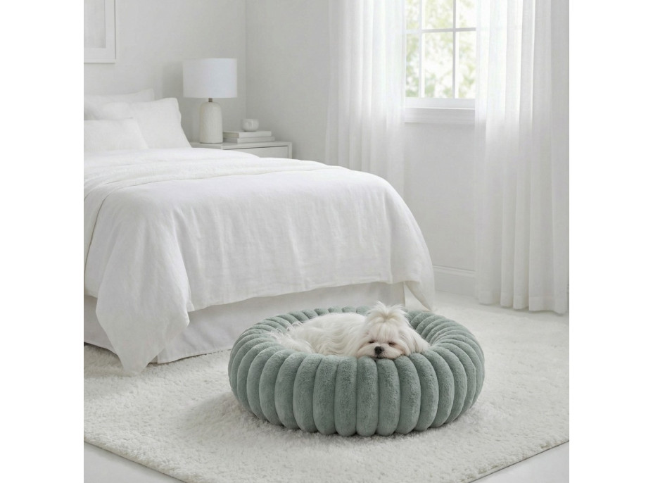 Pelíšek pro psy a kočky ROYAL LOUNGE 60 cm - šalvějový