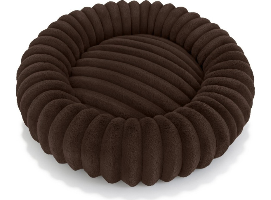 Pelíšek pro psy a kočky ROYAL LOUNGE 90 cm - hnědý