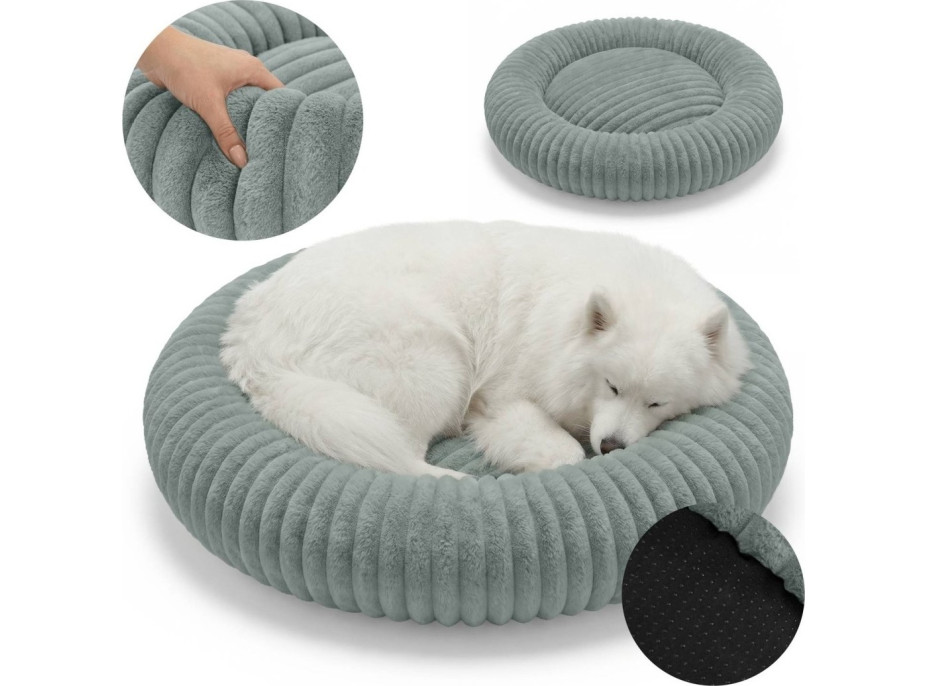 Pelíšek pro psy a kočky ROYAL LOUNGE 90 cm - šalvějový