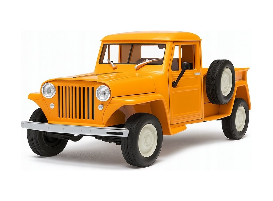 Welly Jeep Willys Pickup model 1:24 oranžový