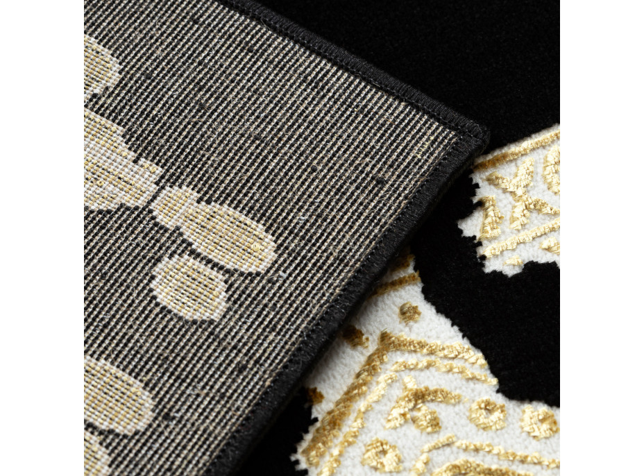 Kusový koberec Allure 1965 black/gold