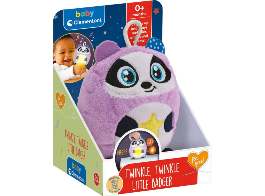 CLEMENTONI BABY Twinkle Twinkle Malý jezevec