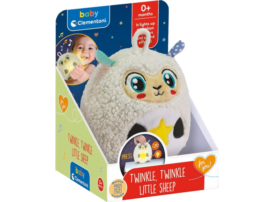 CLEMENTONI BABY Twinkle Twinkle Malá ovečka